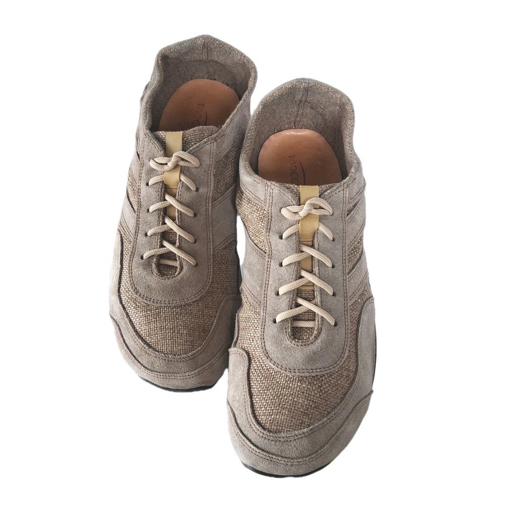 TADEEVO Ease Minimalist Barefoot Shoes Mens Size 12, EU 45 Beige Suede Zero Drop
